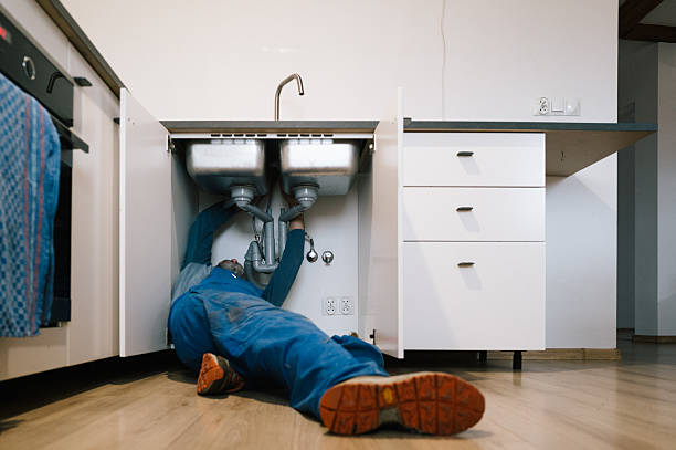 Professional Drain Cleaning technician working in Ward, AR